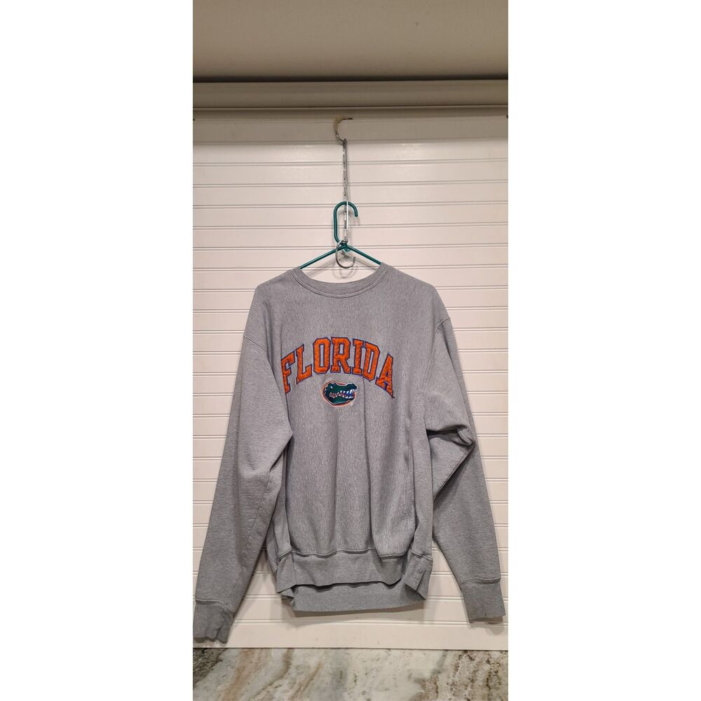 Steve & Barry's Florida Gators Pullover Gray Sweatshirt Size L